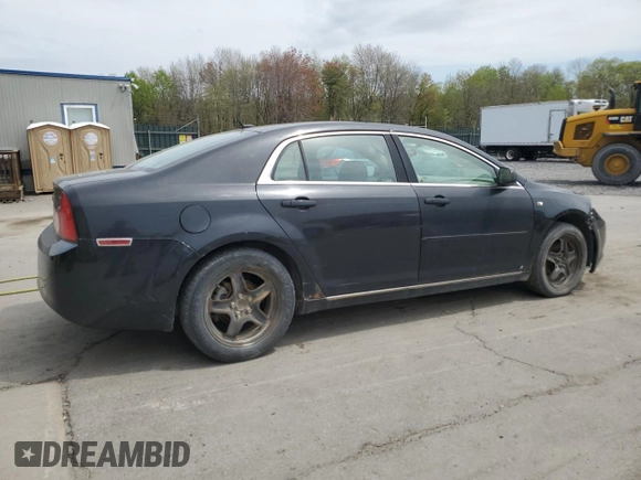 2008 Chevrolet Malibu 1LT with VIN 1G1ZH57B584285683, listed as a Copart auction lot 55072335 with 142,893 mi miles and Salvage Title. Bid and sale history available at DreamBid. Image 3.