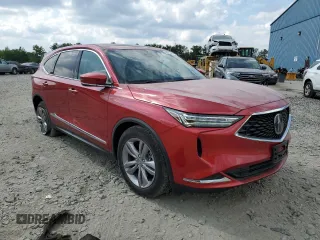 2022 Acura MDX with VIN 5J8YE1H3XNL020255, listed as a Copart auction lot 65458484 with 34,224 mi miles and Salvage Title. Bid and sale history available at carsss.com. Image 4.