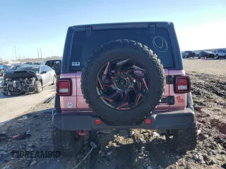 2021 Jeep Wrangler Unlimited Rubicon with VIN 1C4HJXFN5MW513999, listed as a Copart auction lot 46150685 with Not Provided miles and Salvage Title. Bid and sale history available at DreamBid. Image 6.