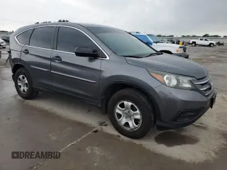 2013 Honda CR-V LX with VIN 3CZRM3H33DG712266, listed as a Copart auction lot 55290575 with 235,924 mi miles and Salvage Title. Bid and sale history available at carsss.com. Image 4.