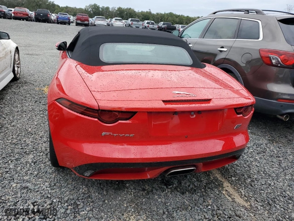 2020 Jaguar F-TYPE P300 with VIN SAJDD5GX4LCK63604, listed as a Copart auction lot 74807264 with NaN miles and Non Repairable. Bid and sale history available at carsss.com. Image 6.