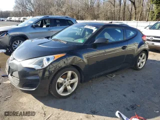 2015 Hyundai Veloster with VIN KMHTC6AD0FU229154, listed as a Copart auction lot 49070635 with 135,790 mi miles and Salvage Title. Bid and sale history available at carsss.com. Image 1.