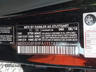 2015 Mercedes-Benz S 550 with VIN WDDUG8FB9FA111742, listed as a IAAI auction lot 42038153 with 119,711 mi miles and . Bid and sale history available at DreamBid. Image 9.