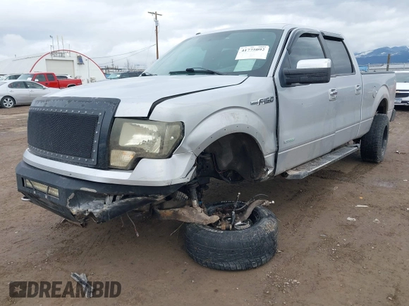 2011 Ford F-150 XLT with VIN 1FTFW1ET9BKE12068, listed as a IAAI auction lot 41775092 with Not Provided miles and . Bid and sale history available at carsss.com. Image 6.
