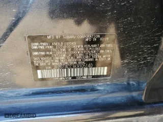 2019 Subaru Crosstrek Premium with VIN JF2GTACC3K9305140, listed as a Copart auction lot 82234814 with 131,209 mi miles and Non Repairable. Bid and sale history available at carsss.com. Image 13.