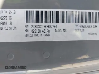 2019 Dodge Charger R/T z VIN 2C3CDXCTXKH607784, wystawiony jako IAAI lot #41667401 z przebiegiem 120 644 mil mil oraz . Historia ofert i sprzedaży dostępna na DreamBid. Obrazek 9.