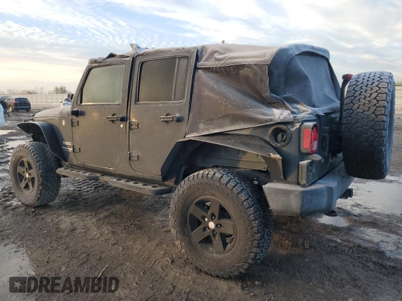 2018 Jeep Wrangler Unlimited Sport with VIN 1C4BJWDGXJL859340, listed as a Copart auction lot 41797885 with 90,714 mi miles and Salvage Title. Bid and sale history available at DreamBid. Image 2.