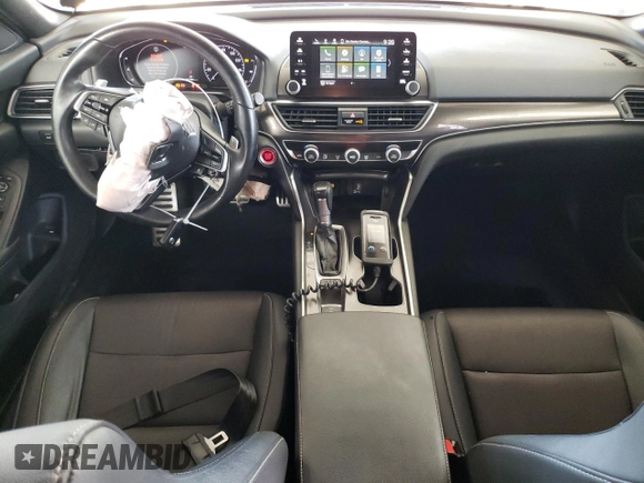 2019 Honda Accord Sedan Sport 1.5T with VIN 1HGCV1F32KA177413, listed as a Copart auction lot 49174125 with 127,784 mi miles and Salvage Title. Bid and sale history available at carsss.com. Image 8.