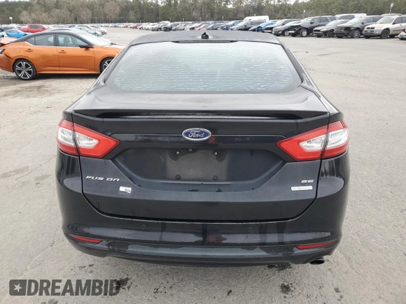 2015 Ford Fusion SE with VIN 1FA6P0HD1F5105404, listed as a Copart auction lot 83028484 with 92,525 mi miles and Salvage Title. Bid and sale history available at DreamBid. Image 6.