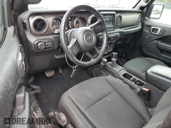 2018 Jeep Wrangler Sport S с VIN 1C4GJXAG7JW168958, выставлен на аукционе Copart как лот 41686755 с пробегом 63 247 миль миль и Списание • Salvage title. История ставок и продаж доступна на DreamBid. Изображение 8.
