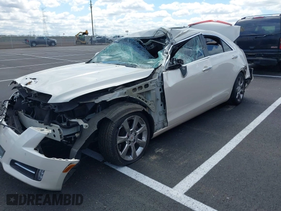 2013 Cadillac ATS Performance with VIN 1G6AC5S32D0145128, listed as a IAAI auction lot 41828380 with 117,321 mi miles and . Bid and sale history available at carsss.com. Image 17.