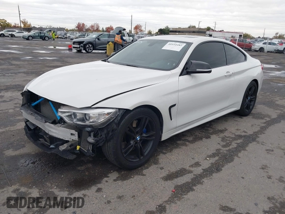 2014 BMW 4 Series 428i xDrive with VIN WBA3N5C56EK196702, listed as a IAAI auction lot 40934482 with 120,292 mi miles. Bid and sale history available at carsss.com. Image 18.