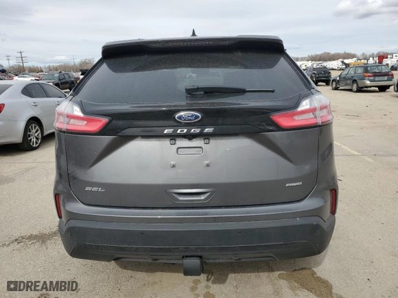 2022 Ford Edge SEL with VIN 2FMPK4J93NBB11379, listed as a Copart auction lot 48955395 with 18,867 mi miles and Salvage Title. Bid and sale history available at carsss.com. Image 6.
