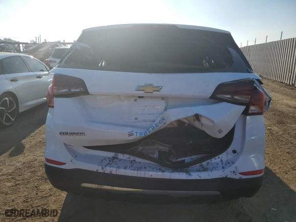 2022 Chevrolet Equinox LT with VIN 2GNAXUEV5N6118420, listed as a Copart auction lot 41799655 with 0 mi miles and Non Repairable. Bid and sale history available at carsss.com. Image 6.