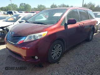 2015 Toyota Sienna XLE with VIN 5TDYK3DC3FS666438, listed as a IAAI auction lot 42117980 with 121,084 mi miles and . Bid and sale history available at DreamBid. Image 17.