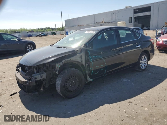 2015 Nissan Sentra SL with VIN 3N1AB7AP7FY287552, listed as a Copart auction lot 54587995 with 116,376 mi miles and Salvage Title. Bid and sale history available at DreamBid. Image 1.
