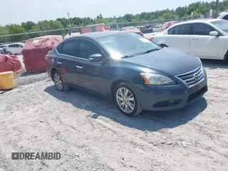 2013 Nissan Sentra SV with VIN 3N1AB7AP9DL749958, listed as a IAAI auction lot 42063439 with 140,799 mi miles. Bid and sale history available at carsss.com. Image 1.