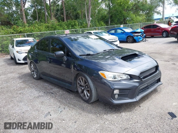 2018 Subaru WRX Premium with VIN JF1VA1C6XJ9809422, listed as a IAAI auction lot 41987042 with 81,132 mi miles. Bid and sale history available at carsss.com. Image 1.
