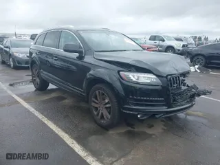 2015 Audi Q7 3.0T Premium Plus with VIN WA1LGAFE3FD024130, listed as a IAAI auction lot 41935105 with 1 mi miles. Bid and sale history available at carsss.com. Image 1.