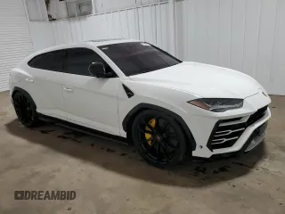 2019 Lamborghini Urus z VIN ZPBUA1ZL7KLA03750, wystawiony jako Copart lot #75397654 z przebiegiem Nie podano mil oraz Szkody całkowita. Historia ofert i sprzedaży dostępna na DreamBid. Obrazek 4.