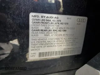 2018 Audi Q5 Premium Plus with VIN WA1BNAFY4J2083350, listed as a Copart auction lot 62327315 with 64,017 mi miles and Salvage title. Bid and sale history available at DreamBid. Image 13.