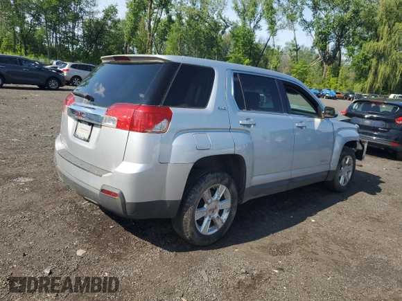 2011 GMC Terrain SLE-1 with VIN 2CTALMEC9B6456924, listed as a Copart auction lot 58841595 with 72,165 mi miles and Salvage title. Bid and sale history available at DreamBid. Image 3.