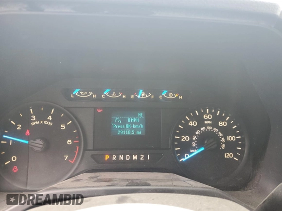 2016 Ford F-150 XL with VIN 1FTMF1CF4GKD58707, listed as a Copart auction lot 43386215 with 29,118 mi miles and Clean Title. Bid and sale history available at carsss.com. Image 9.