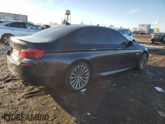 2013 BMW 5 Series 535i xDrive with VIN WBAFU7C52DDU68984, listed as a Copart auction lot 46117455 with 133,774 mi miles and Salvage Title. Bid and sale history available at carsss.com. Image 3.