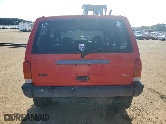 1998 Jeep Cherokee Sport with VIN 1J4FJ68S3WL167809, listed as a Copart auction lot 53829645 with Not provided miles and Salvage title. Bid and sale history available at DreamBid. Image 6.