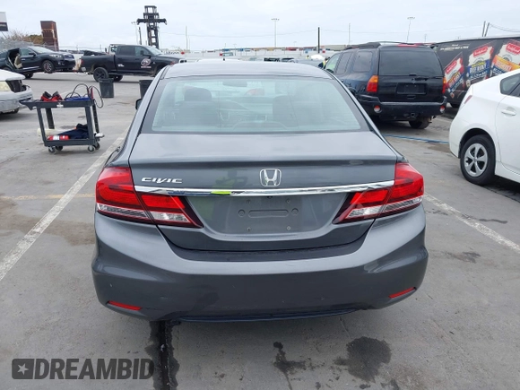 2013 Honda Civic LX with VIN 19XFB2F59DE232287, listed as a IAAI auction lot 42068594 with 132,231 mi miles and . Bid and sale history available at DreamBid. Image 17.