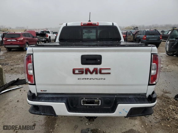 2022 GMC Canyon 4WD Elevation with VIN 1GTG6CEN0N1223773, listed as a Copart auction lot 43987965 with 76,756 mi miles and Salvage Title. Bid and sale history available at carsss.com. Image 6.