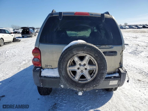 2003 Jeep Liberty Sport with VIN 1J4GL48K83W723996, listed as a Copart auction lot 45468935 with 177,041 mi miles and Salvage Title. Bid and sale history available at carsss.com. Image 6.