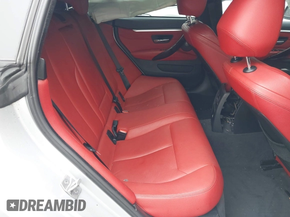 2015 BMW 4 Series 435i with VIN WBA4B1C58FG241018, listed as a IAAI auction lot 41401671 with 79,369 mi miles. Bid and sale history available at carsss.com. Image 8.