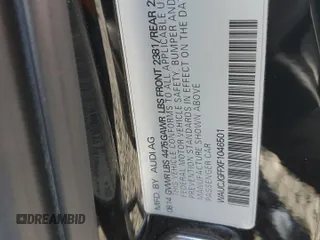 2015 Audi A3 2.0 TDI Premium Plus with VIN WAUCJGFFXF1046501, listed as a Copart auction lot 72584264 with 122,751 mi miles and Salvage Title. Bid and sale history available at carsss.com. Image 14.