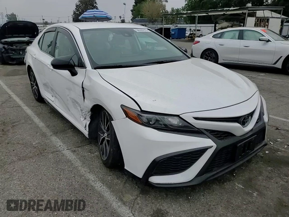 2021 Toyota Camry SE Nightshade with VIN 4T1G11AK6MU611646, listed as a Copart auction lot 50590225 with 55,704 mi miles and Salvage Title. Bid and sale history available at DreamBid. Image 10.