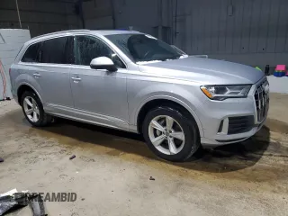 2020 Audi Q7 Premium Plus with VIN WA1LJAF71LD013450, listed as a Copart auction lot 44107015 with 74,335 mi miles and Salvage title. Bid and sale history available at DreamBid. Image 4.