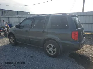 2003 Honda Pilot EX with VIN 2HKYF18583H527685, listed as a Copart auction lot 51759885 with 289,615 mi miles and Salvage Title. Bid and sale history available at DreamBid. Image 2.