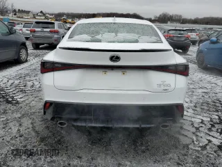 2023 Lexus IS with VIN JTHGZ1E26P5031656, listed as a Copart auction lot 43201725 with 14,955 mi miles and Salvage Title. Bid and sale history available at carsss.com. Image 6.
