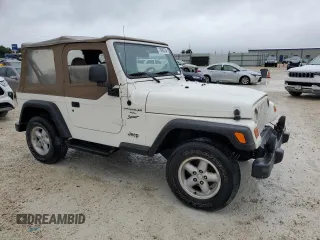 1999 Jeep Wrangler Sport with VIN 1J4FY19S2XP448670, listed as a Copart auction lot 73990734 with 0 mi miles and Non Repairable. Bid and sale history available at carsss.com. Image 4.