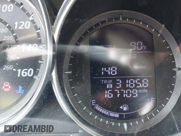 2014 Mazda CX-5 Sport with VIN JM3KE4BE9E0411177, listed as a IAAI auction lot 42411938 with 167,709 mi miles and . Bid and sale history available at DreamBid. Image 15.