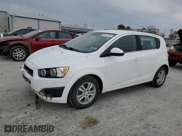 2016 Chevrolet Sonic LT with VIN 1G1JC6SH5G4112807, listed as a Copart auction lot 48377235 with 175,249 mi miles and Salvage Title. Bid and sale history available at carsss.com. Image 1.
