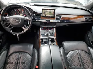 2016 Audi A8 Sport with VIN WAU43AFD1GN019272, listed as a Copart auction lot 45427105 with 91,341 mi miles and Salvage title. Bid and sale history available at DreamBid. Image 8.