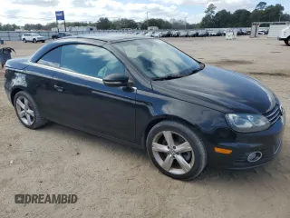 2012 Volkswagen Eos Lux with VIN WVWFW7AH3CV015475, listed as a Copart auction lot 78923724 with 109,453 mi miles and Salvage Title. Bid and sale history available at DreamBid. Image 4.