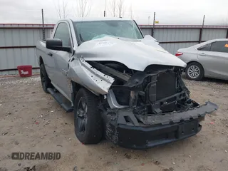 2017 Ram 1500 Express with VIN 3C6JR6AT7HG592100, listed as a IAAI auction lot 41501171 with 104,834 mi miles and . Bid and sale history available at DreamBid. Image 1.