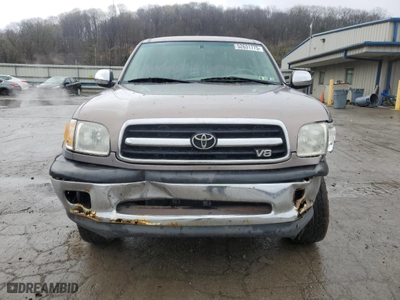 2000 Toyota Tundra SR5 with VIN 5TBBT4412YS108390, listed as a Copart auction lot 52631775 with 166,137 mi miles and Salvage Title. Bid and sale history available at carsss.com. Image 5.