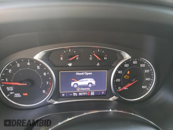 2021 GMC Acadia AT4 with VIN 1GKKNLLS1MZ208239, listed as a Copart auction lot 49716145 with 80,791 mi miles and Salvage Title. Bid and sale history available at carsss.com. Image 9.