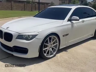 2010 BMW 7 Series 750Li with VIN WBAKB8C58ACY64395, listed as a Copart auction lot 58609065 with 137,375 mi miles and Salvage title. Bid and sale history available at DreamBid. Image 11.