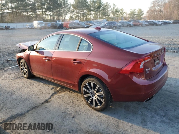2014 Volvo S60 T6 with VIN YV1902FH7E2287875, listed as a Copart auction lot 80261854 with 130,361 mi miles and Salvage Title. Bid and sale history available at carsss.com. Image 2.