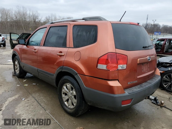 2009 Kia Borrego EX with VIN KNDJJ741895027086, listed as a Copart auction lot 85491544 with 193,155 mi miles and Non Repairable. Bid and sale history available at DreamBid. Image 2.