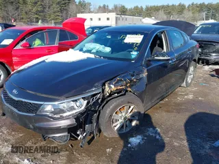 2018 Kia Optima LX with VIN KNAGT4L30J5235891, listed as a IAAI auction lot 41412579 with 44,362 mi miles. Bid and sale history available at carsss.com. Image 17.